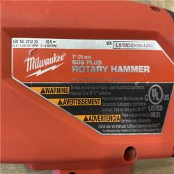 AS-IS Milwaukee  FUEL 18V Lithium-Ion Brushless Cordless 1 in. SDS-Plus Rotary Hammer (Tool-Only)