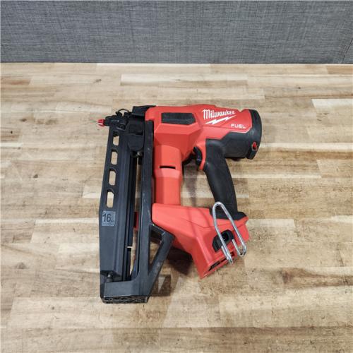 HOUSTON LOCATION - AS - IS Milwaukee FUEL 18-Volt Lithium-Ion Brushless Cordless Gen ll 16-Gauge Straight Finish Nailer (Tool Only)