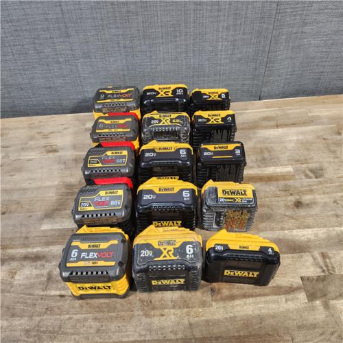 HOUSTON LOCATION - AS-IS DEWALT BATTERY PACK QTY - 15