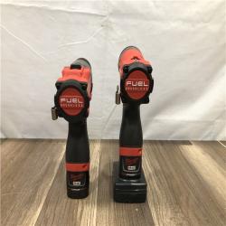 AS-IS Milwaukee FUEL 12-Volt Lithium-Ion Brushless Cordless Hammer Drill and Impact Driver Combo Kit