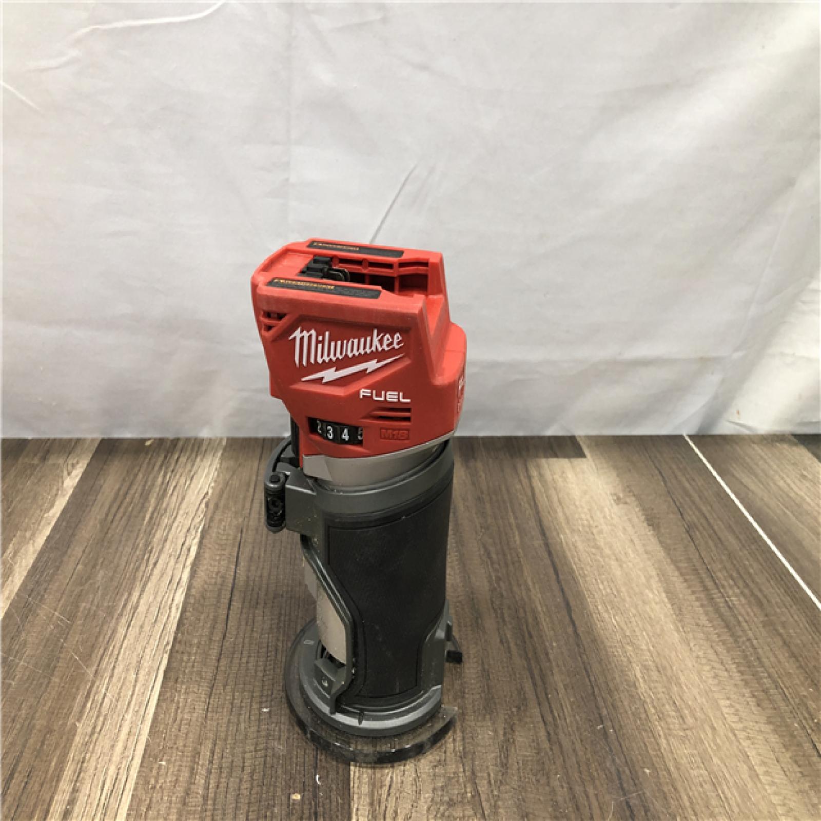 AS-IS Milwaukee M18 FUEL 18V Lithium-Ion Brushless Cordless Compact Router (Tool-Only)