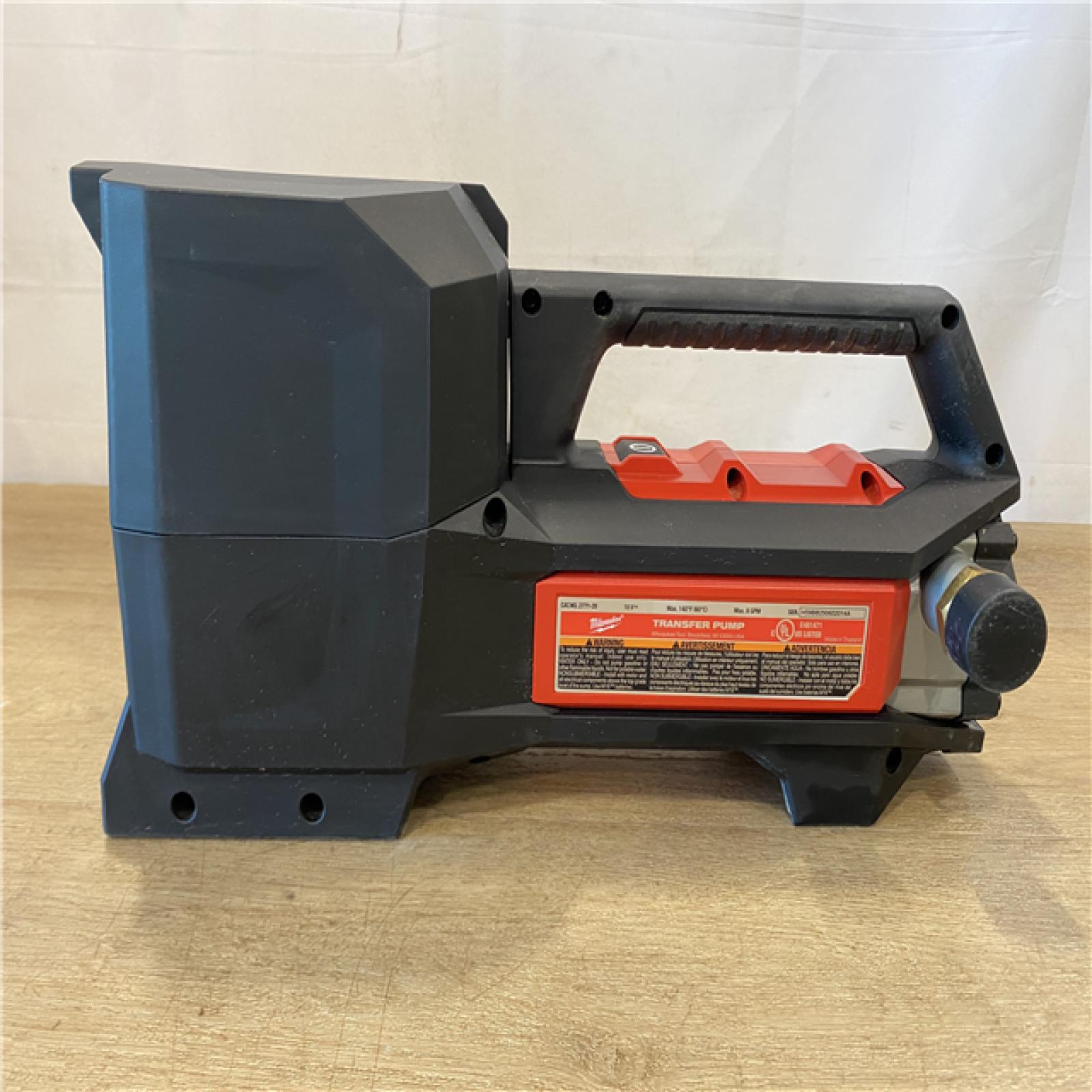AS-IS Milwaukee 18-Volt 1/4 HP Lithium-Ion Cordless Transfer Pump (Tool Only)