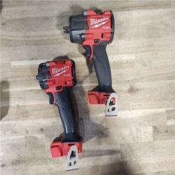 HOUSTON LOCATION - AS-IS MILWAUKEE 2 TOOL COMBO KIT W/ (2) BATTERY & CHARGER