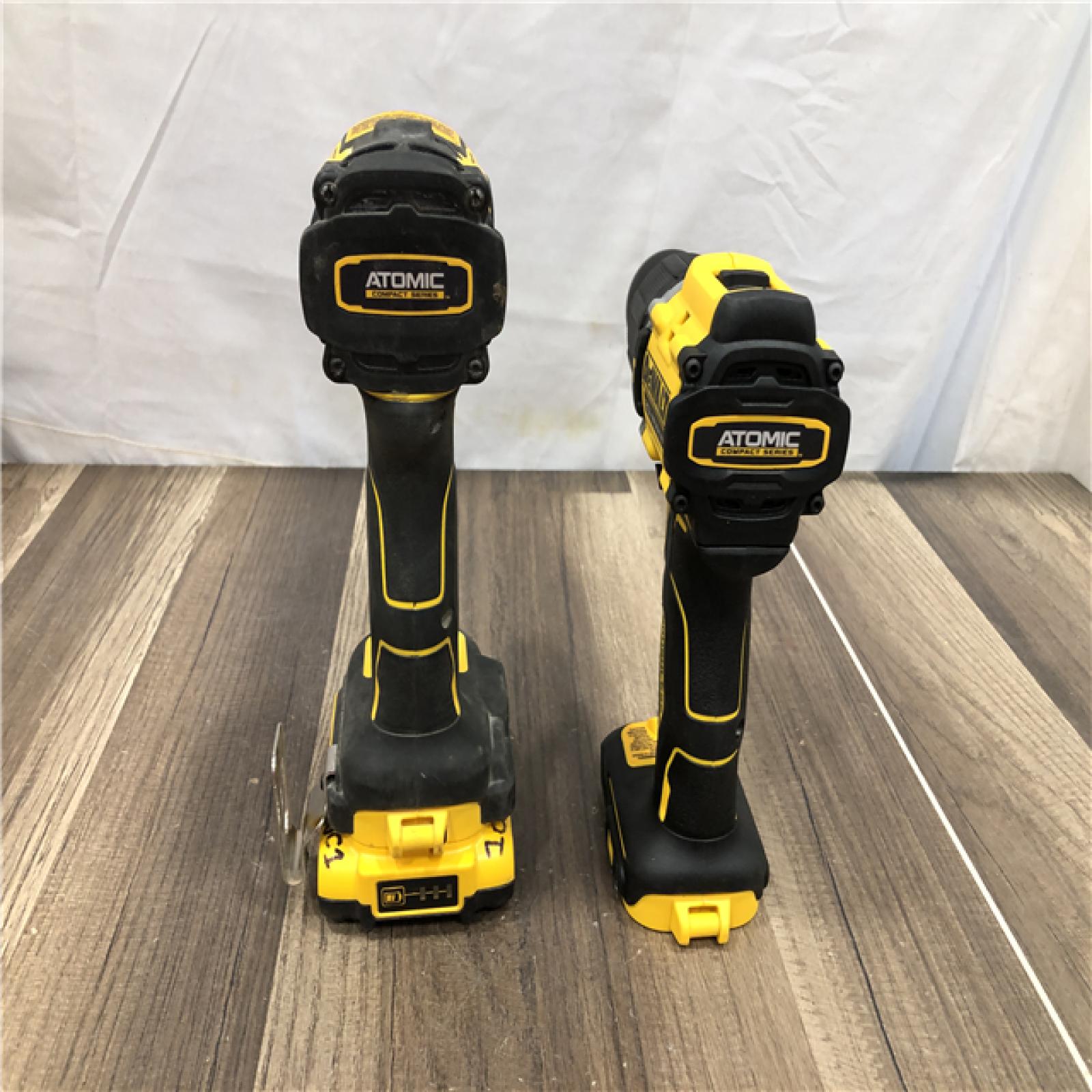 AS-IS DEWALT ATOMIC 20V MAX Lithium-Ion Cordless 2-Tool Combo Kit