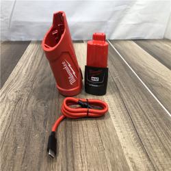 AS-IS Milwaukee Men's 2X-Large 12-Volt Lithium-Ion Cordless Tough Shell Black Heated Jacket with