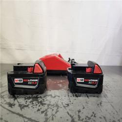 AS-IS- Milwaukee 18-Volt Lithium-Ion XC Starter Kit with Two 5.0Ah Batteries and Charger