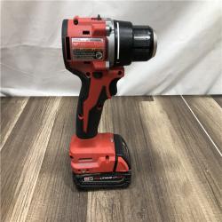 AS-IS Milwaukee 18V Lithium-Ion Brushless Cordless 1/2 in. Compact Drill/Driver Kit