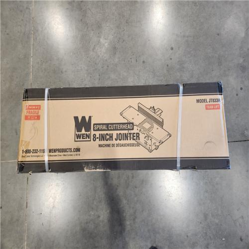 NEW - 10 Amp 8 in. Spiral Benchtop Jointer with Extendable Table