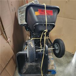 Phoenix AS-IS 4 Brinly-Hardy 125 lb. Tow-Behind Broadcast Spreader for Lawn Tractors and Zero-Turn Mowers