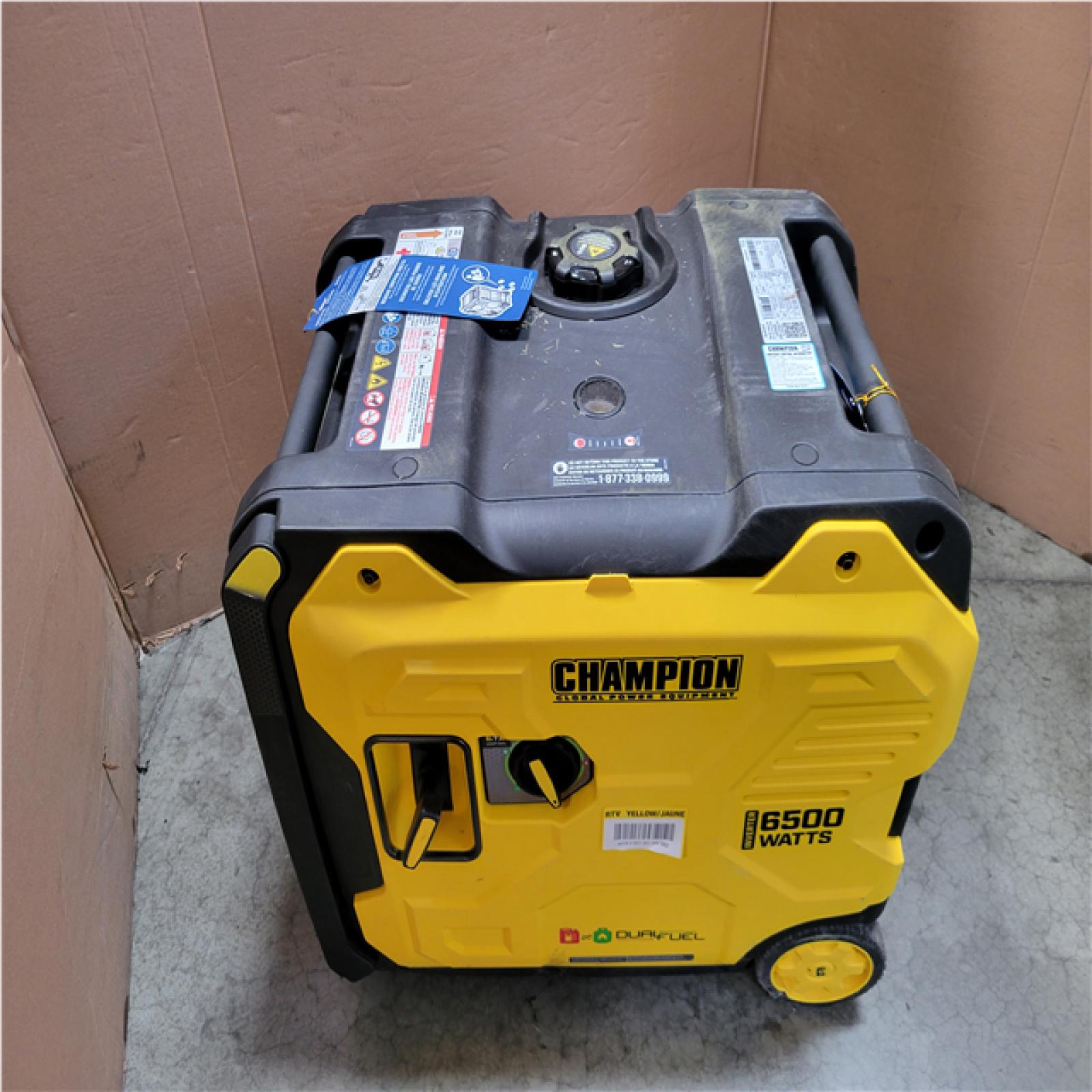 CALIFORNIA AS-IS CHAMPION PORTABLE GENERATOR
