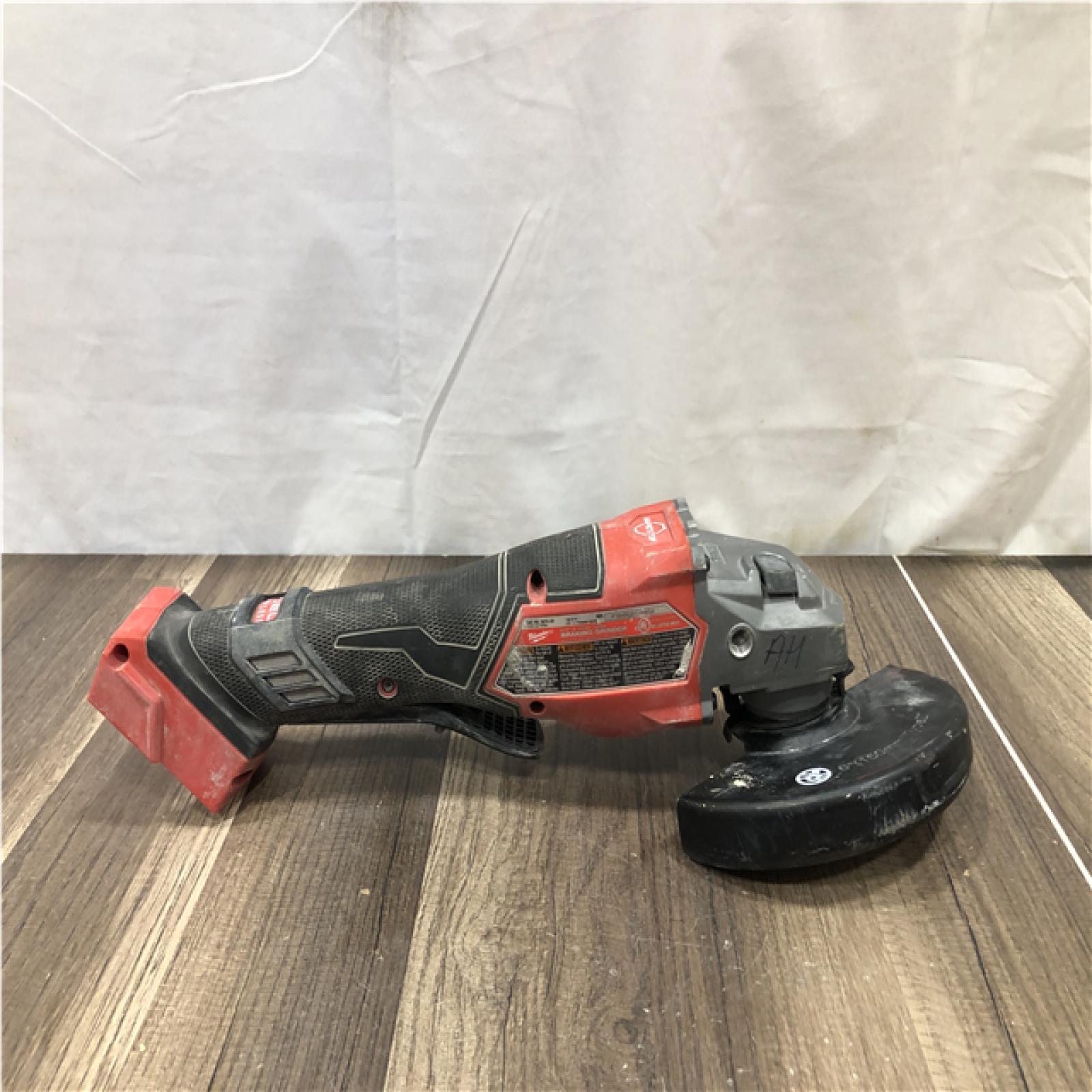 AS-IS Milwaukee FUEL 18-Volt Lithium-Ion Brushless Cordless 4-1/2 in./6 in. Braking Grinder with Paddle Switch (Tool-Only)