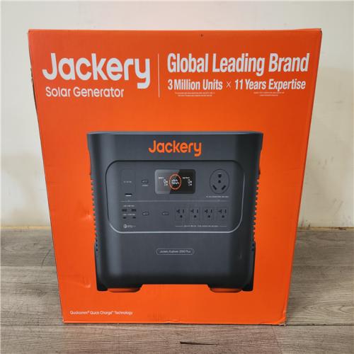 Phoenix Location NEW Jackery Solar Generator Explorer 2000 Plus 2042.8Wh/ 3000W Model No. Je-2000C (SEALED)