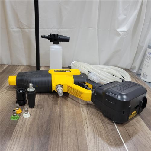 AS-IS  DEWALT  20V 550 PSI  1 GPM Cordless Power Cleaner W/ 4 Nozzles Tool-Only DCPW550B