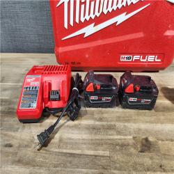 HOUSTON LOCATION - AS-IS MILWAUKEE M18 FUEL 18V Lithium-Ion Brushless Cordless Hammer Drill and Impact Driver Combo Kit (2-Tool) with 2 Batteries