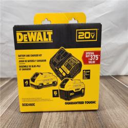 NEW! - DEWALT 20V MAX Lithium-Ion 6.0Ah and 4.0Ah Battery and Charger Starter Kit