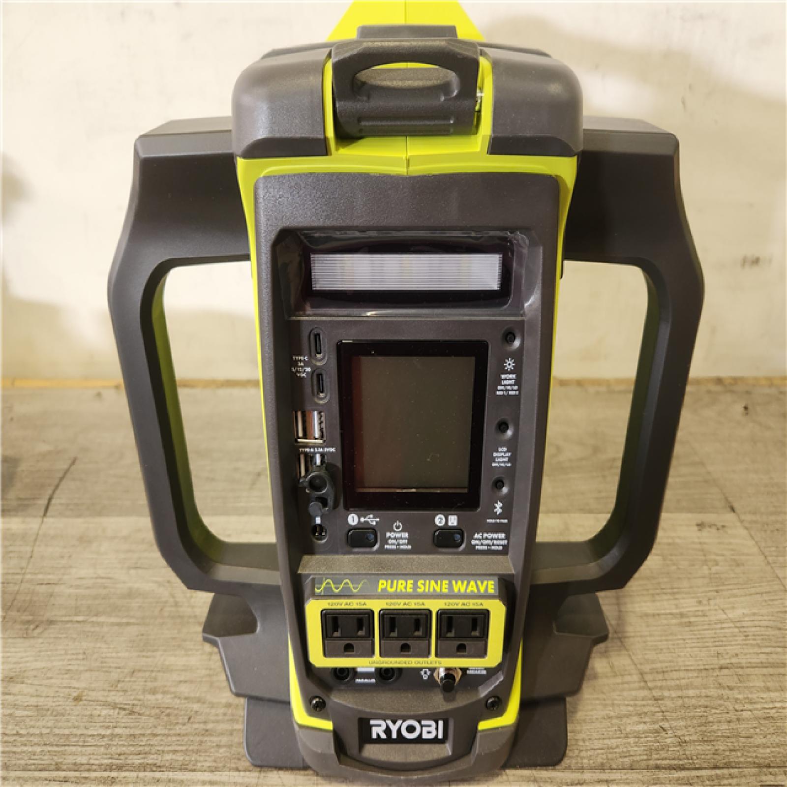 Phoenix NEW RYOBI 40V 1800-Watt Portable Battery Inverter Power Station and 4-Port Charger (Tool Only)