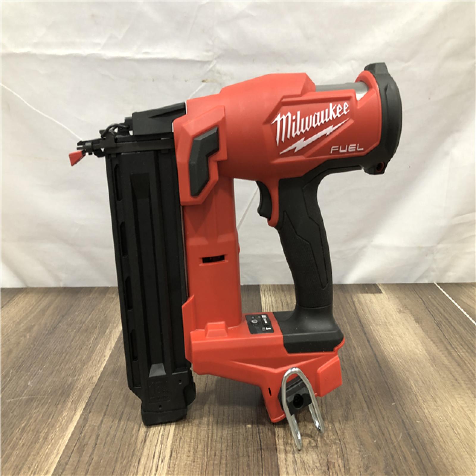 AS-IS Milwaukee FUEL 18-Volt Lithium-Ion Brushless Cordless Gen II 18-Gauge Brad Nailer (Tool-Only)