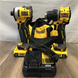 AS-IS DEWALT ATOMIC 20-Volt MAX Lithium-Ion Cordless Combo Kit