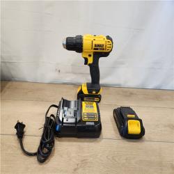 AS-IS- 20V MAX Cordless 1/2 in. Drill/Driver  (2) 20V 1.3Ah Batteries  Charger and Bag