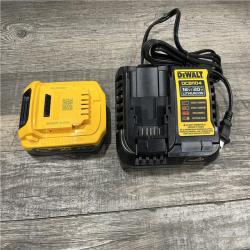 AS-IS DEWALT 20V MAX XR POWERSTACK Lithium-Ion Battery Starter Kit with 3.5Ah Battery and Charger