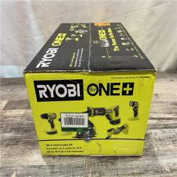 NEW - RYOBI ONE+ 18V Cordless 6-Tool Combo Kit