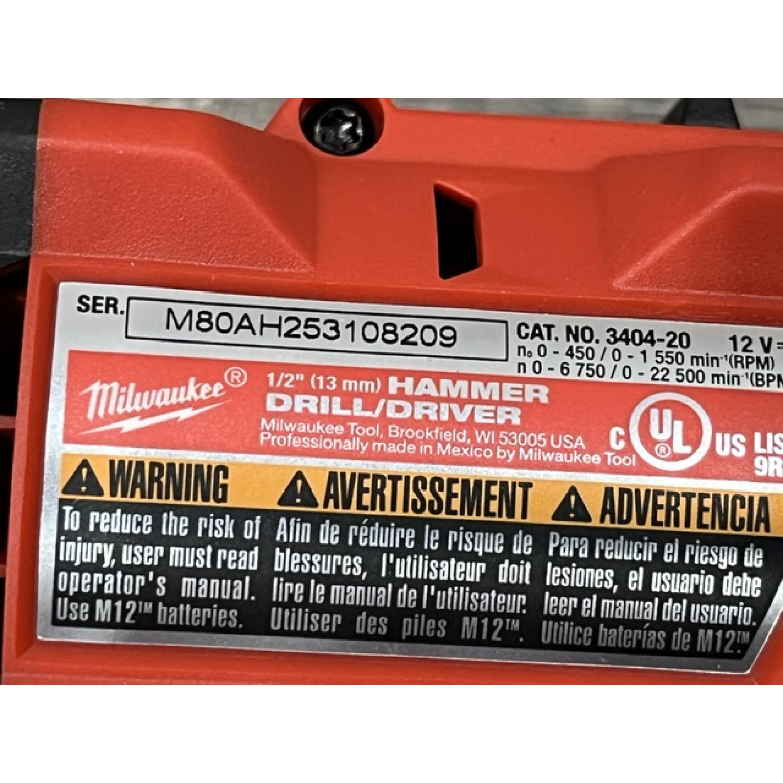 AS-IS Milwaukee FUEL 12-Volt Lithium-Ion Brushless Cordless Hammer Drill and Impact Driver Combo Kit