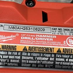 AS-IS Milwaukee FUEL 12-Volt Lithium-Ion Brushless Cordless Hammer Drill and Impact Driver Combo Kit