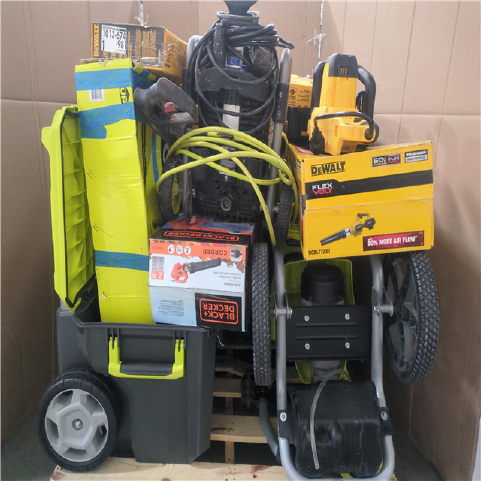 CALIFORNIA AS-IS TOOL PALLET