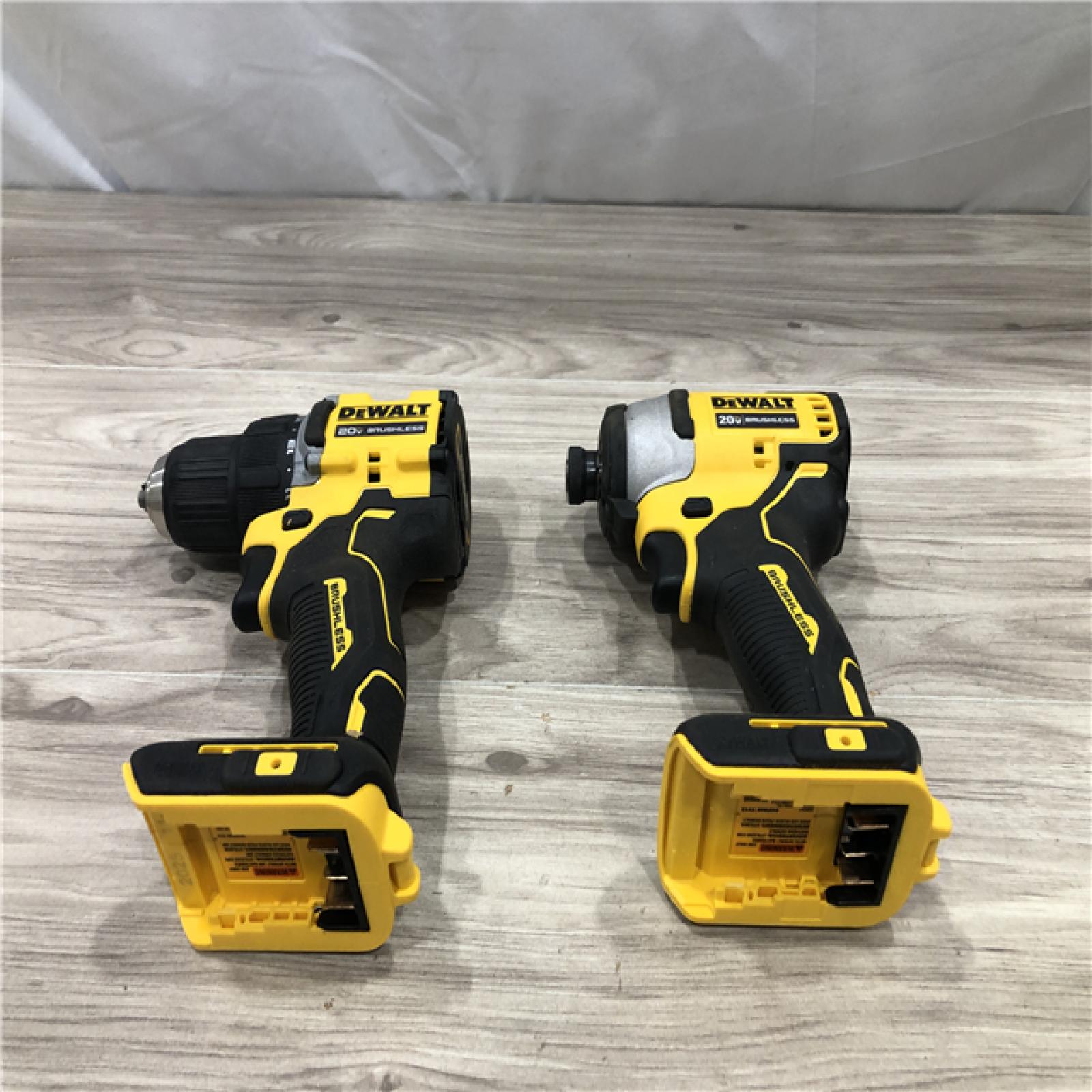 AS-IS DEWALT ATOMIC 20-Volt MAX Lithium-Ion Cordless Combo Kit