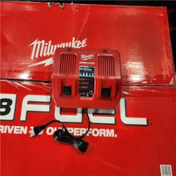 HOUSTON LOCATION - AS-IS M18 FUEL Brushless Cordless 21 in. Walk Behind Dual Battery Self-Propelled Mower W/ Rapid Charger