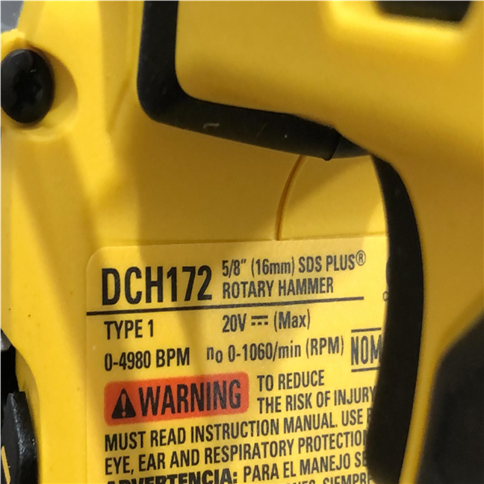 AS-IS DEWALT ATOMIC 20V MAX Cordless Brushless Ultra-Compact 5/8 in. SDS Plus Hammer Drill (Tool Only)