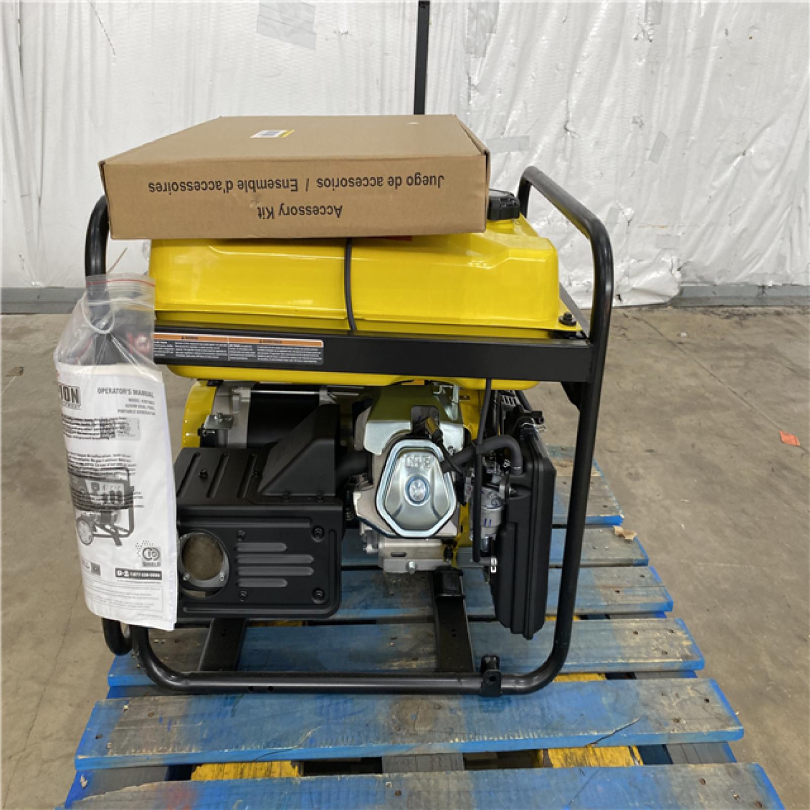 Houston Location - AS-IS Champion Dual Fuel Generator 7850 Starting Watts 6250 Running Watts