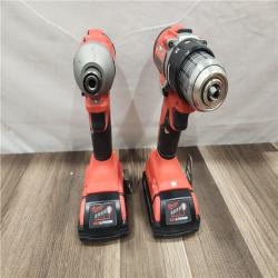 AS-IS- Milwaukee M18 Compact Brushless 2-Tool Combo Kit