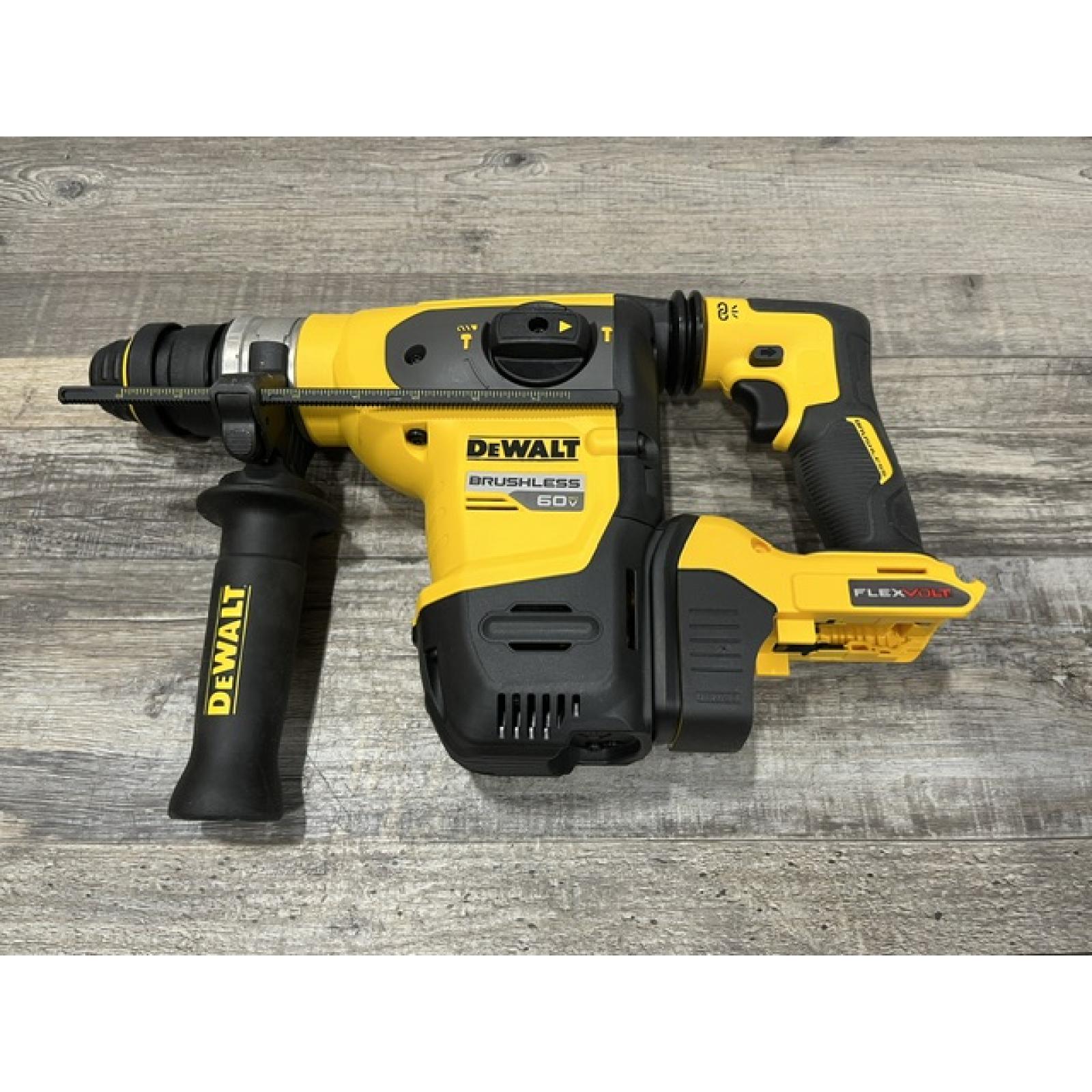 AS-IS DEWALT FLEXVOLT 60V MAX Cordless 1-1/4 in. SDS Plus Rotary Hammer (Tool Only)
