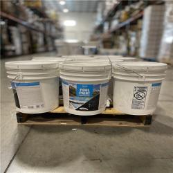 DALLAS LOCATION -DALLAS LOCATION -Dyco Pool Paint 5 Gal. 3150 White Semi-Gloss Acrylic Exterior Paint PALLET- (10 UNITS)
