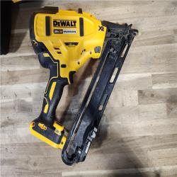 HOUSTON LOCATION - AS-IS DeWalt 20V MAX XR 15 Ga. Cordless 34 Deg Nailer Kit (Battery & Charger) 20 V