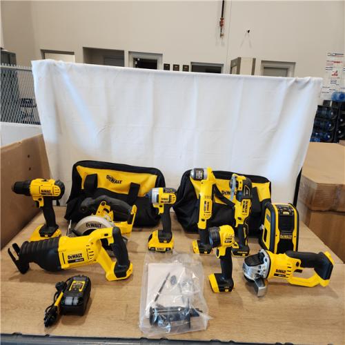 AS-IS- DEWALT 20V MAX Lithium-Ion Cordless 9-Tool Combo Kit