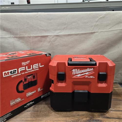 AS-IS Milwaukee M12 FUEL Brushless Cordless 1.6 Gal. Wet/Dry Vacuum (Vacuum-Only)