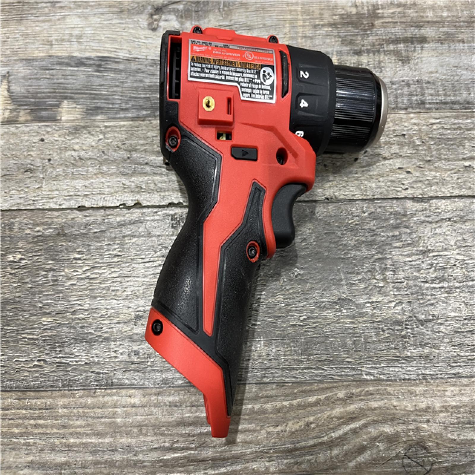 AS-IS Milwaukee 12-Volt Lithium-Ion Brushless Cordless Subcompact Brushless Drill Driver Kit