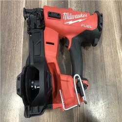 AS-IS Milwaukee FUEL 18-Volt Lithium-Ion Brushless Cordless Coil Roofing Nailer (Tool Only)