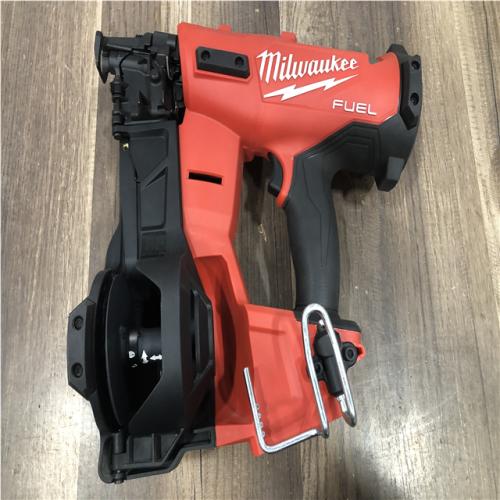 AS-IS Milwaukee FUEL 18-Volt Lithium-Ion Brushless Cordless Coil Roofing Nailer (Tool Only)
