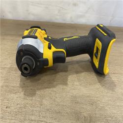 AS-IS DEWALT ATOMIC 20V MAX Cordless Brushless Compact 1/4 in. Impact Driver (Tool Only)