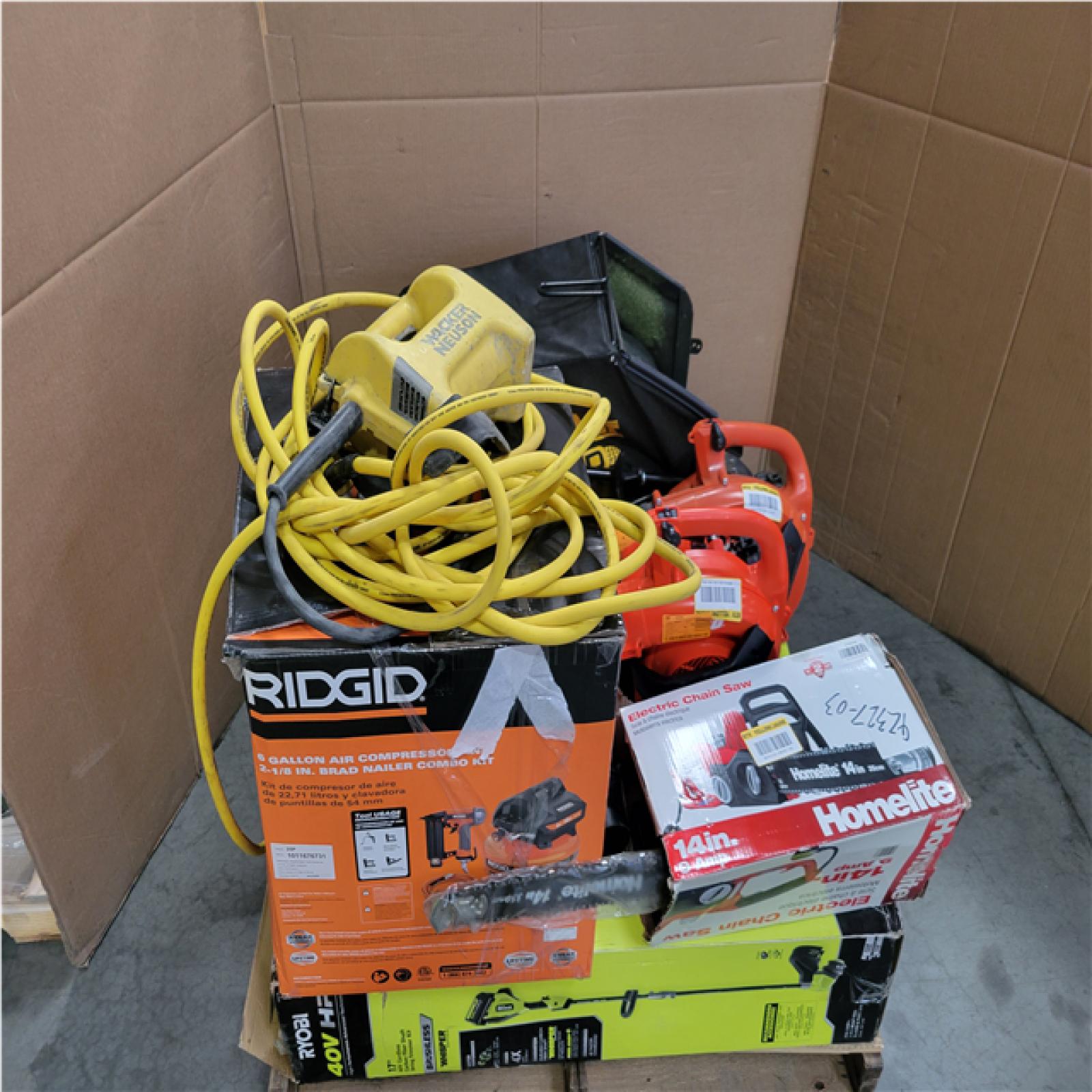 CALIFORNIA AS-IS OUTDOOR POWER EQUIPMENT