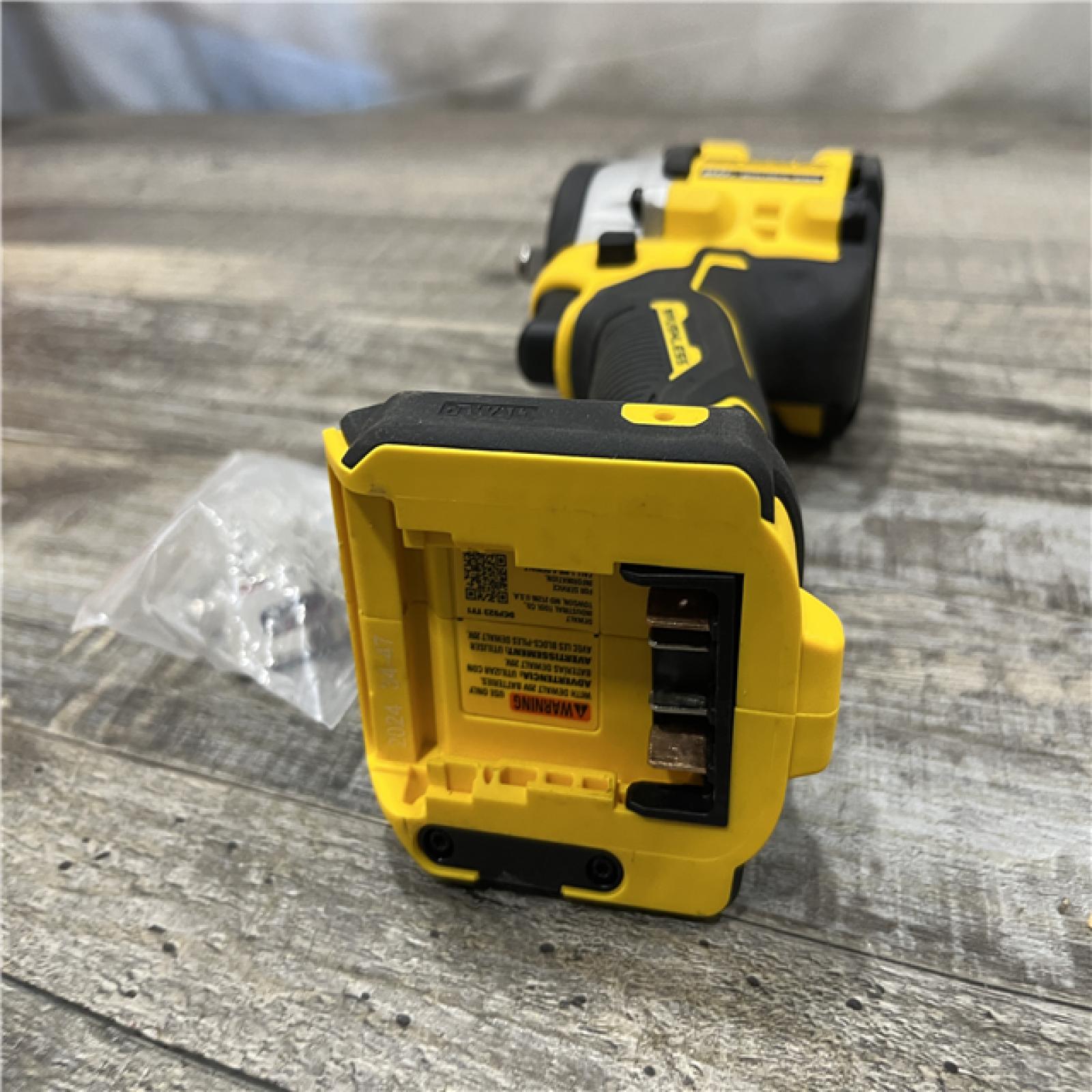 AS-IS DEWALT ATOMIC 20V MAX Cordless Brushless 3/8 in.Variable Speed Impact Wrench (Tool Only)