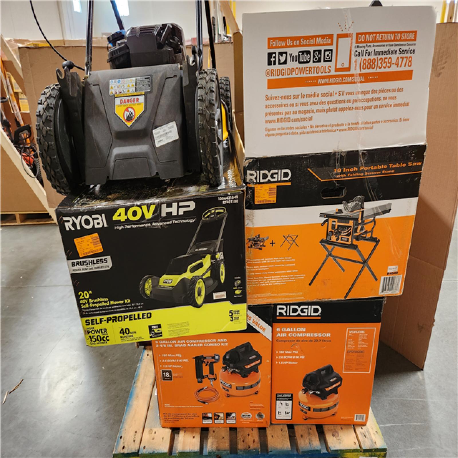 CALIFORNIA AS-IS OUTDOOR POWER EQUIPMENT