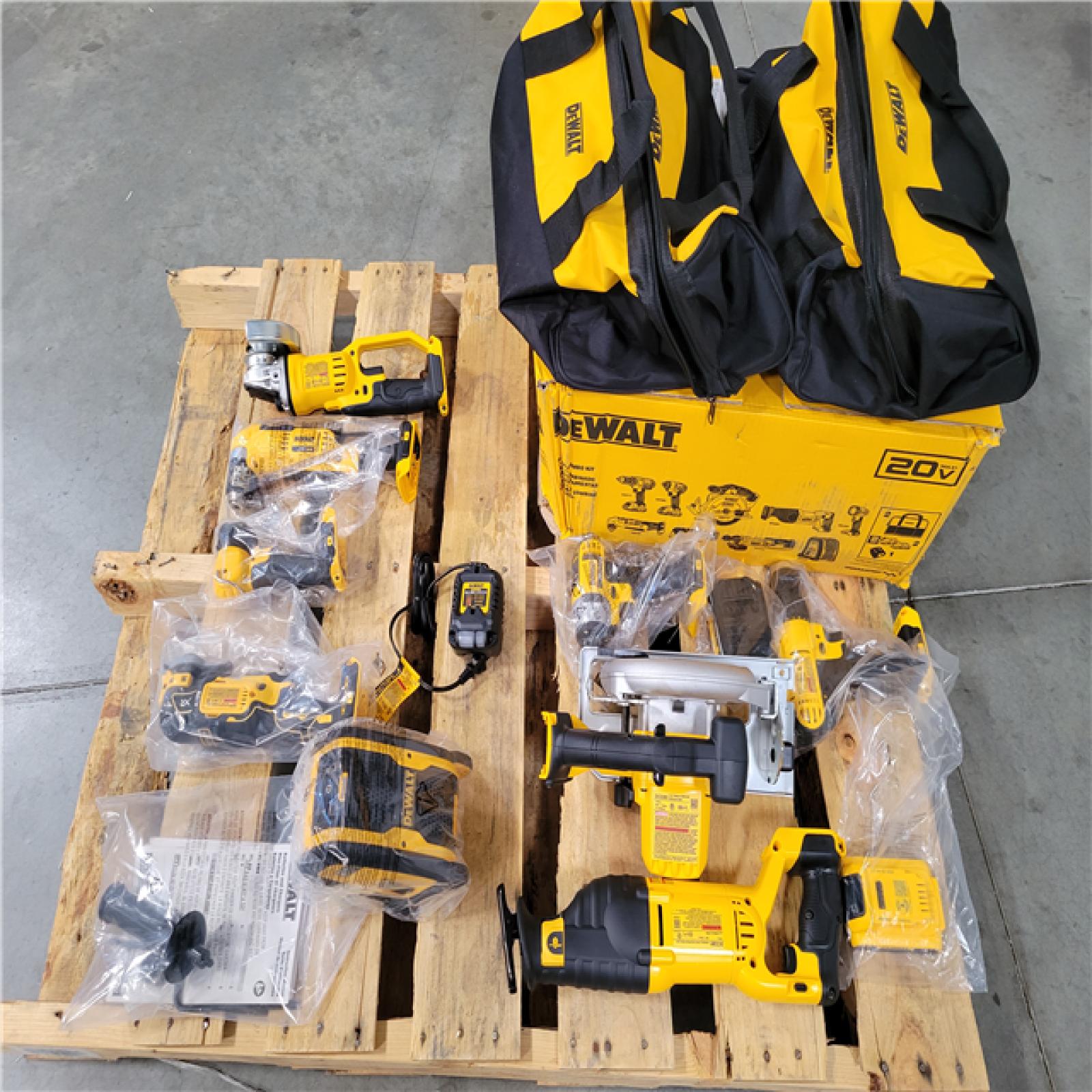 CALIFORNIA AS-IS DEWALT 9 TOOL COMBO KIT