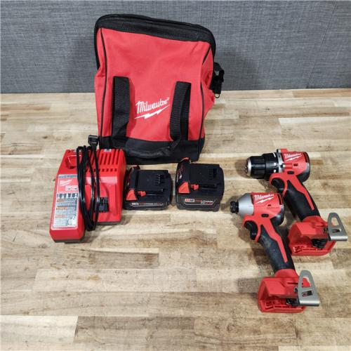 HOUSTON LOCATION - AS - IS Milwaukee 2 Tool Combo Kit W/ (2) Battery & Charger