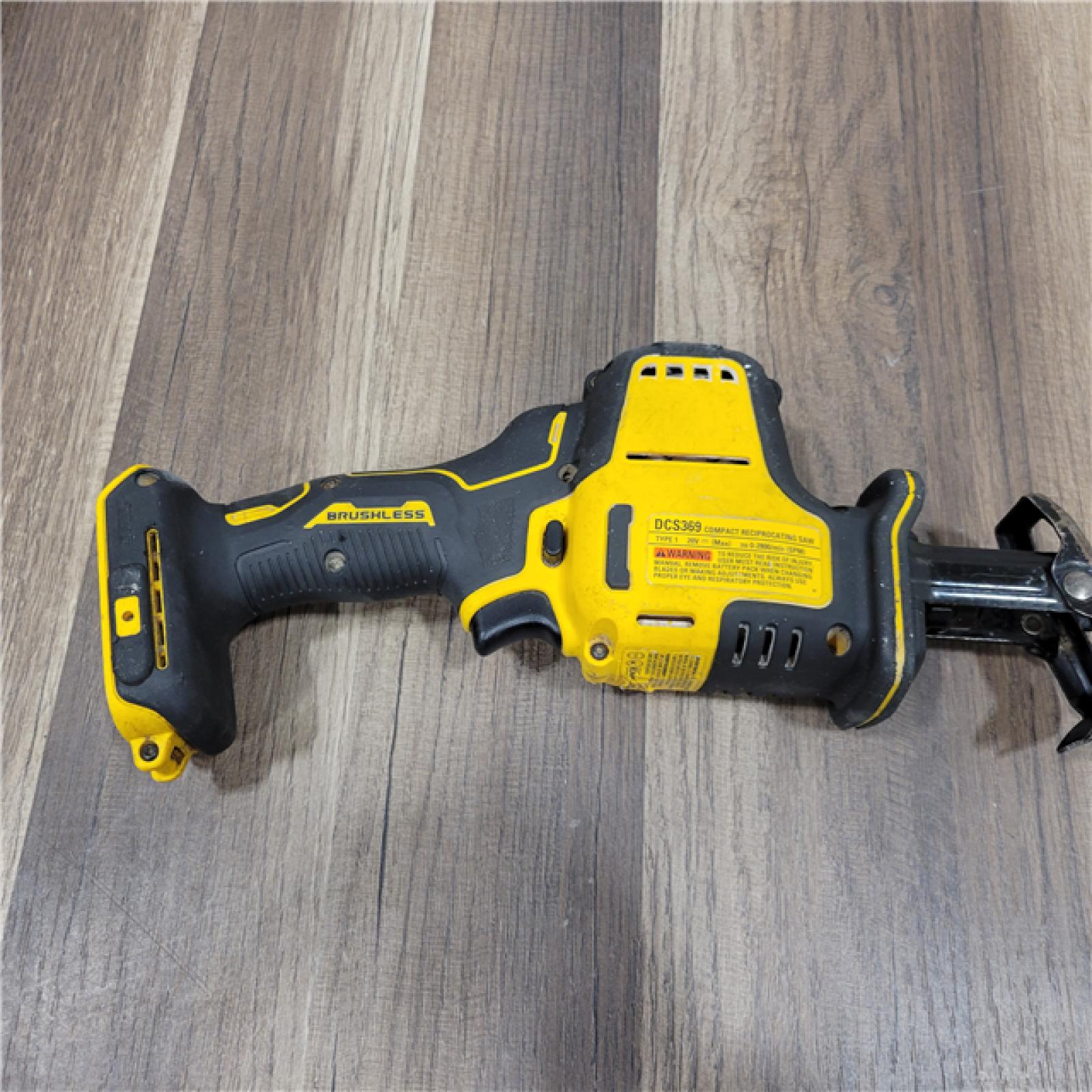 AS-IS DEWALT  ATOMIC 20V MAX Cordless One-Handed Reciprocating Saw (Tool Only)