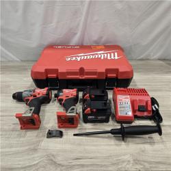 AS-IS MILWAUKEE FUEL 18V Cordless Hammer Drill and Impact Driver Combo Kit