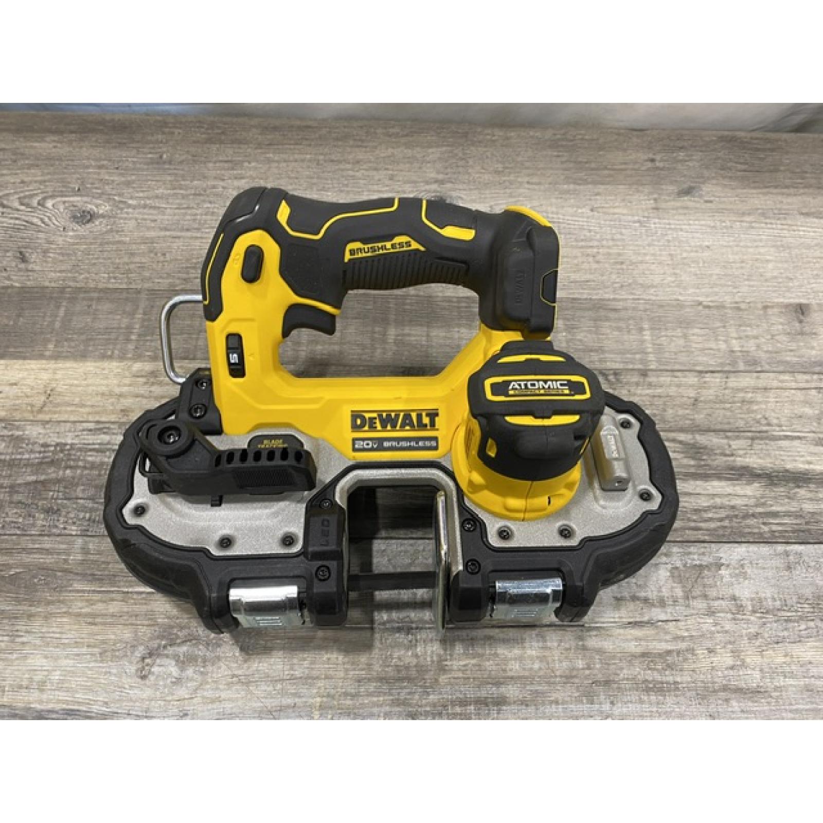 AS-IS DEWALT ATOMIC 20V MAX Cordless Brushless Compact 1-3/4 in. Bandsaw (Tool Only)